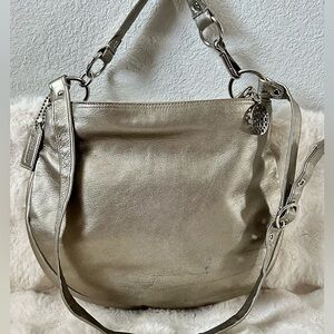 Coach Metallic Gold Shoulder Bag